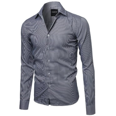 Vska Mens Fall Winter Vogue Botton Front Polka Dots Floral Shirt Tops Vska Mens Fall Winter Vogue Botton Front Polka Dots Floral Shirt Tops